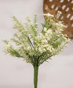 Cream Astilbe and Lace Bush 14"