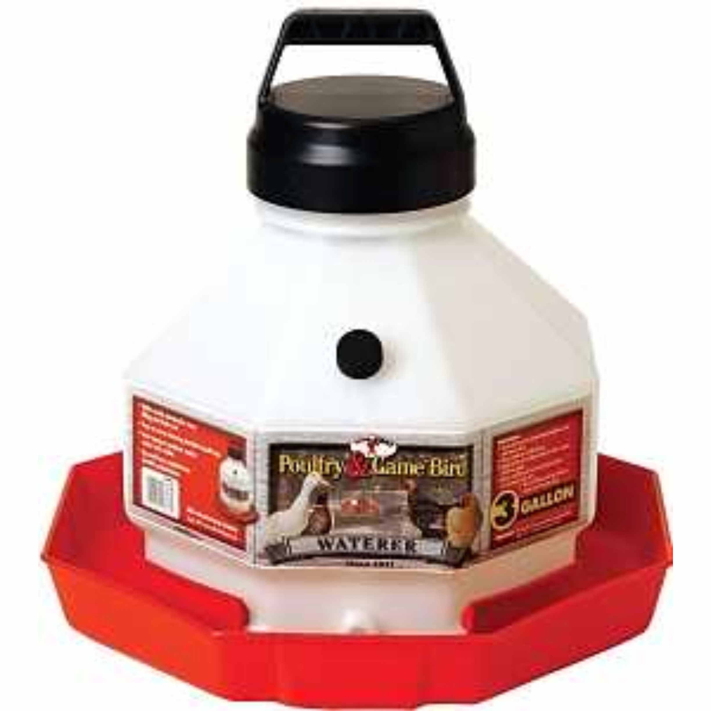 3 Gallon Plastic Poultry Fount
