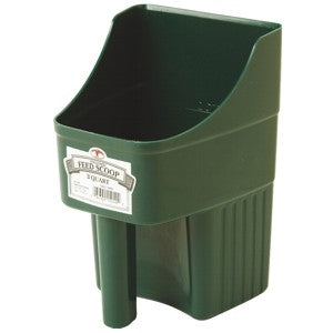 Feed Scoop Enclosed Green 3qt