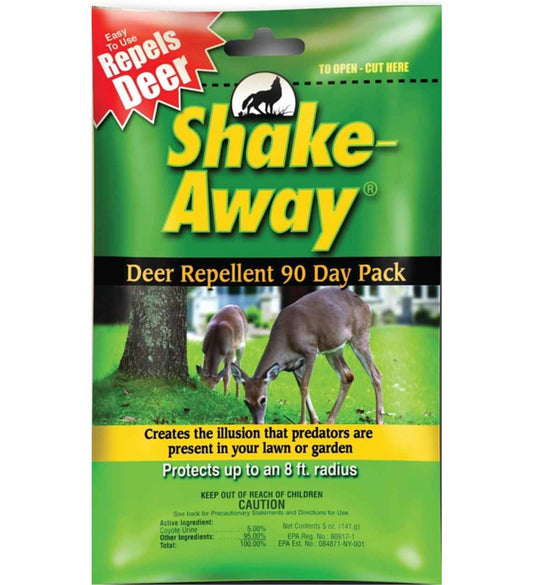 Shake-Away Deer Repellent 90 Day Pack 5oz