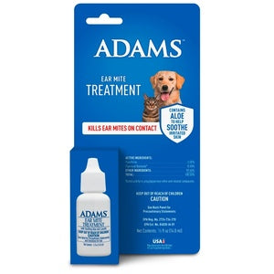 Adams Ear Mite Lotion 0.5oz