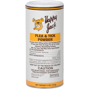 Happy Jack Flea & Tick Powder 5 oz.