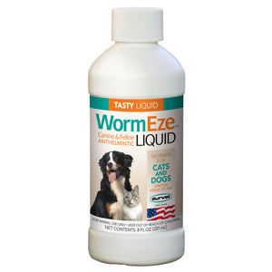 WormEze Liquid for Dogs & Cats 8oz
