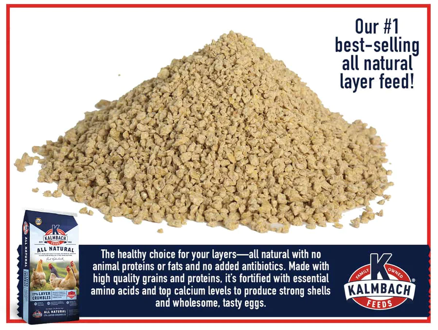 Kalmbach 17% All Natural Layer Crumbles 50lb