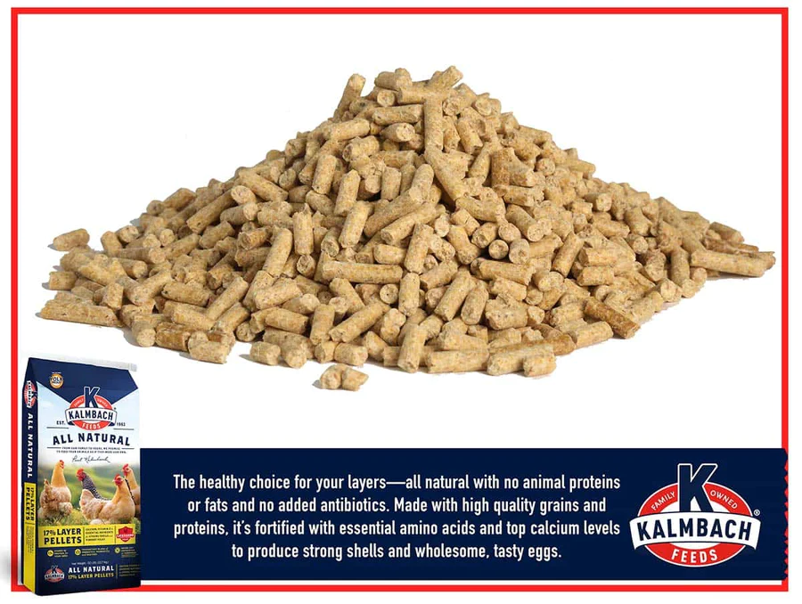 Kalmbach 17% All Natural Layer Pellets 50lb