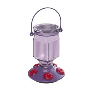 Perky-Pet Lavender Field Top-Fill Glass Hummingbird Feeder