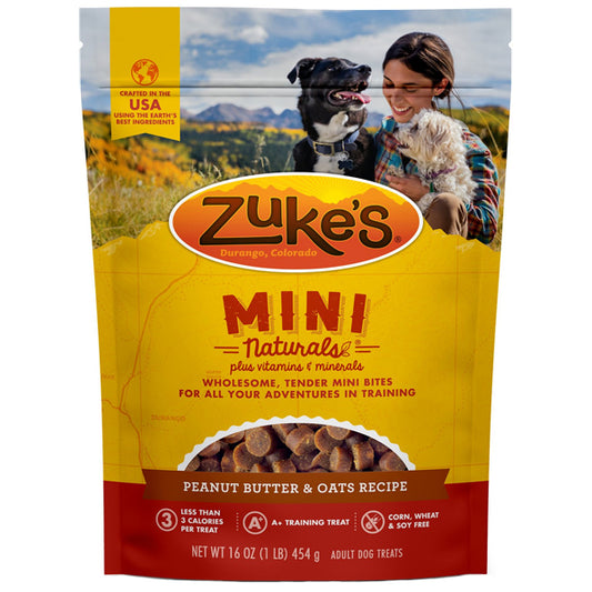 Zuke's Mini Naturals Peanut Butter & Oats