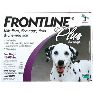 Frontline Plus for Dogs Large 45-88lb