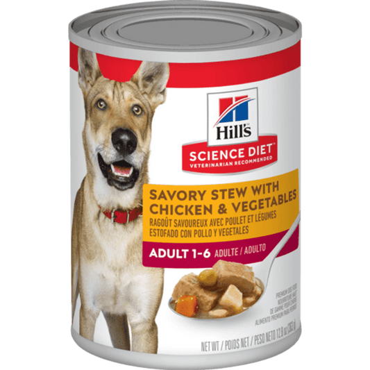 Science Diet Canine Adult Chicken & Vegetable Stew Can 3oz