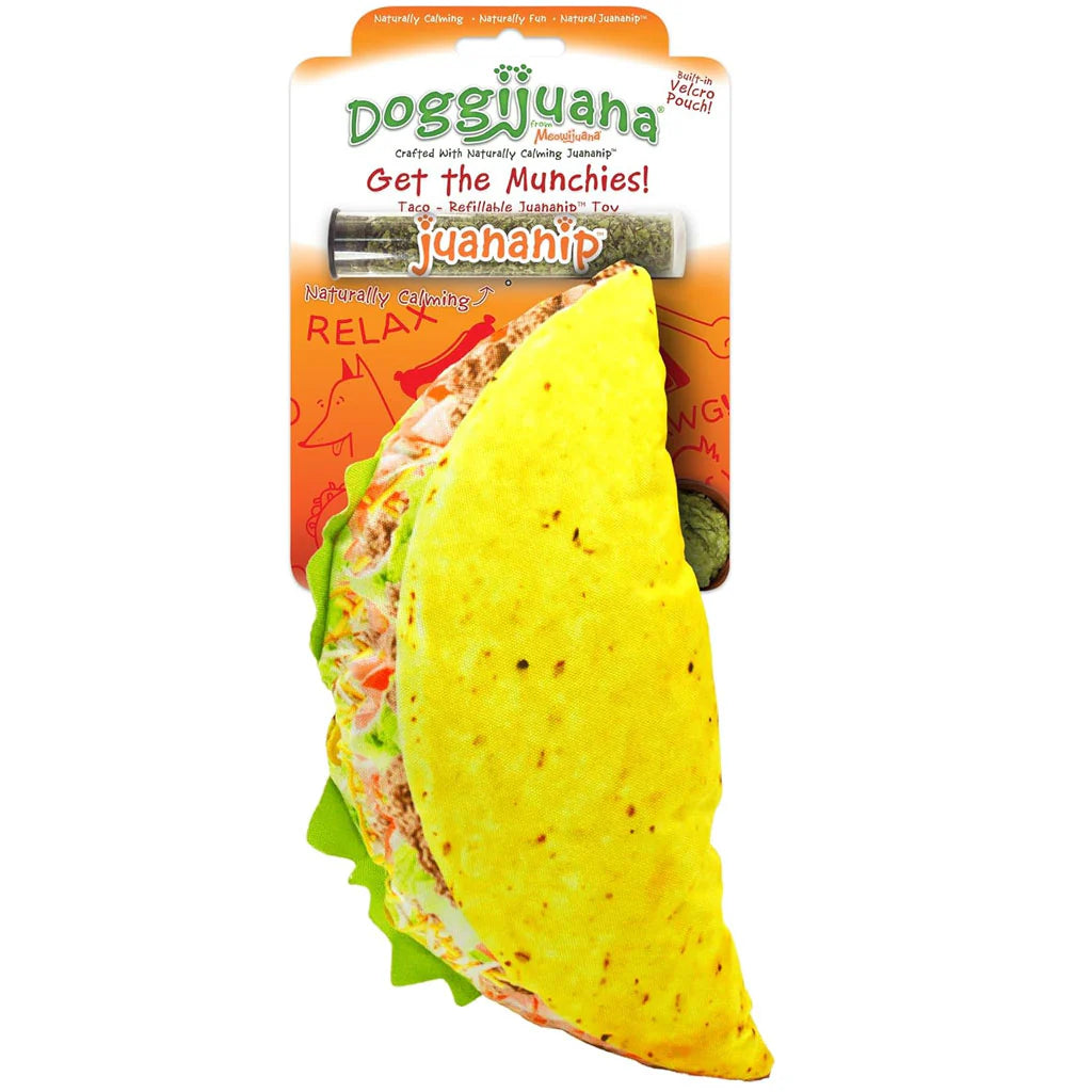 Doggijuana Get the Munchies Taco Dog Toy