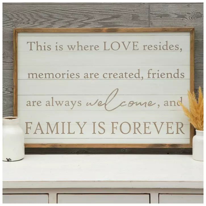 Family is Forever Wood Wall Decor