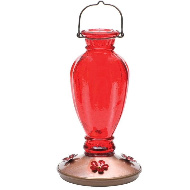 Perky-Pet Daisy Vase Vintage Hummingbird Feeder