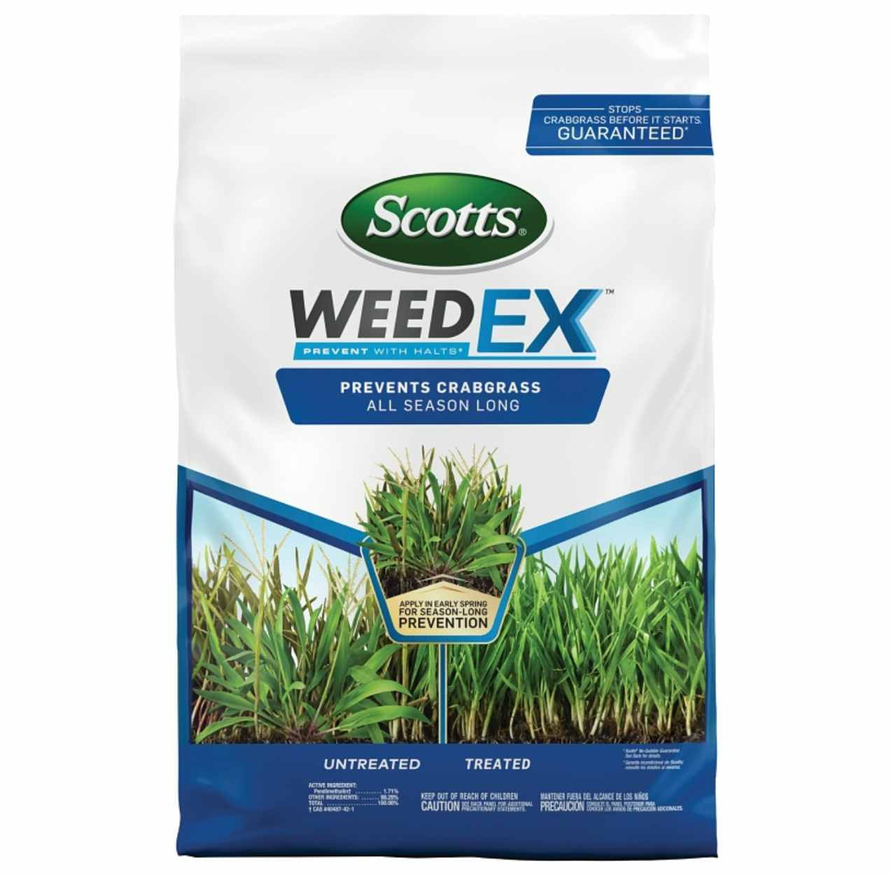 Scotts WeedEX Crabgrass and Grassy Weed Preventer 5,000