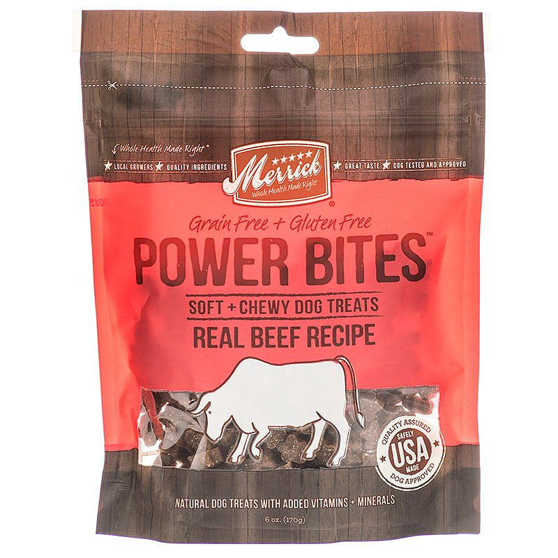 Merrick Power Bites Real Beef Recipe 6oz