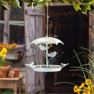 Metal Hanging Umbrella Bird Feeder What She Shed