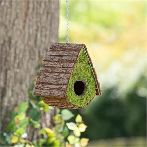 Garden of Wonder Birdhouse, Moss A-Frame