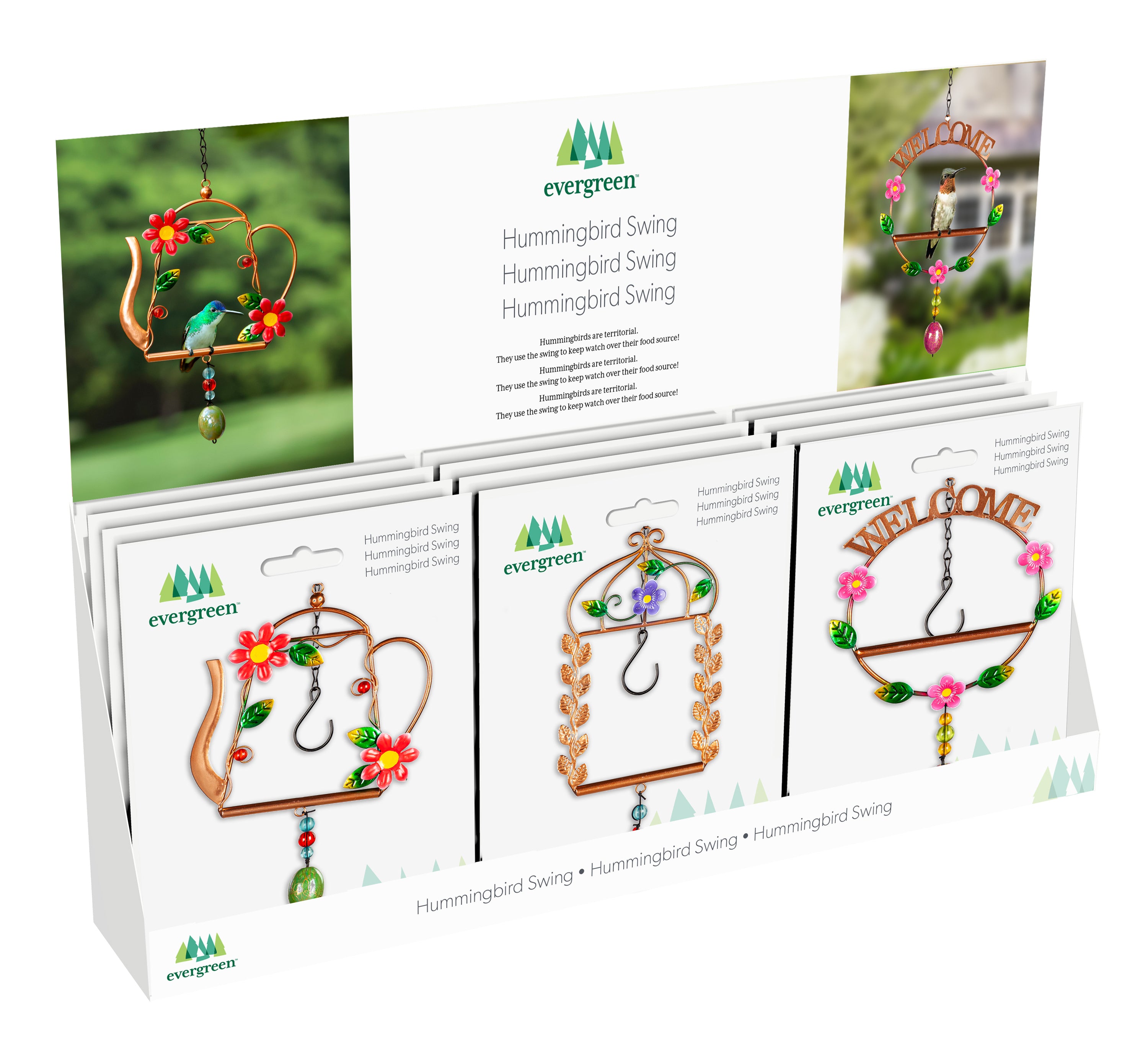 Hummingbird Swing with Bead Details