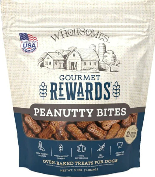 Wholesome Gourmet Rewards Peanutty Bites 3lb