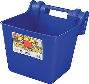 Fence Feeder Hook Over Blue 15qt