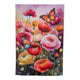 House Flag Sunset Garden Suede