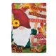 Garden Flag Grateful Fall Gnome Suede
