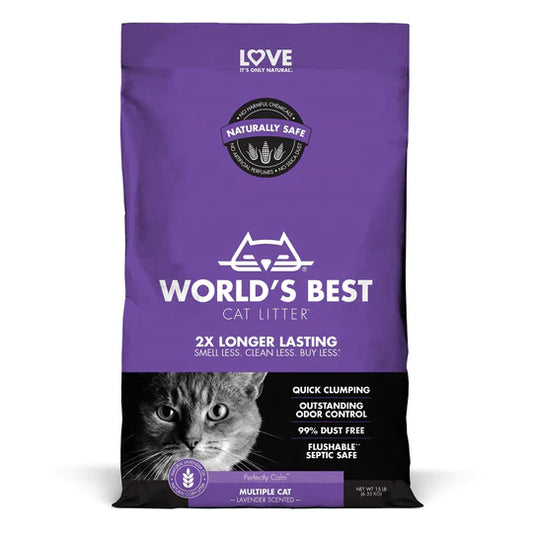 World's Best Cat Litter Multi Cat Lavender 15lb