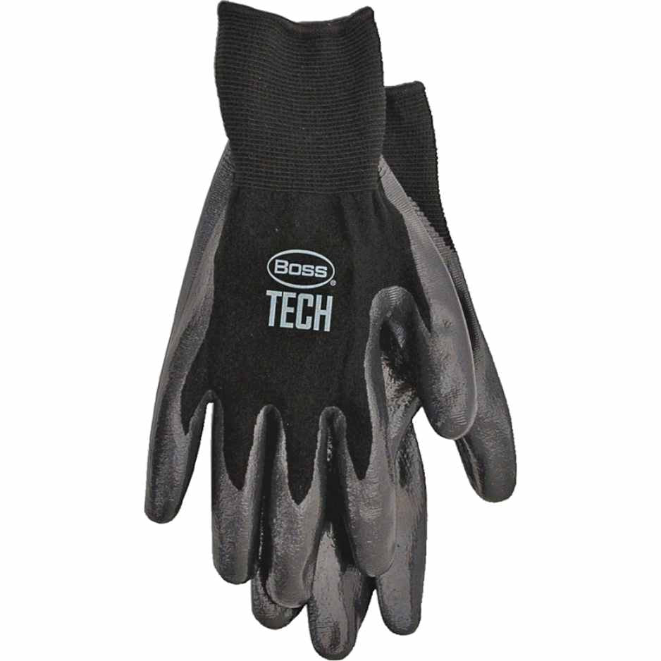 Boss TECH Foam Nitrile Palm Gloves XL