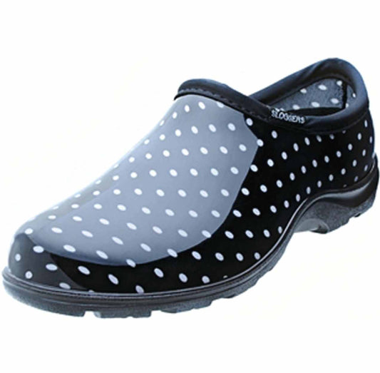Sloggers Shoes Black Polka Dot