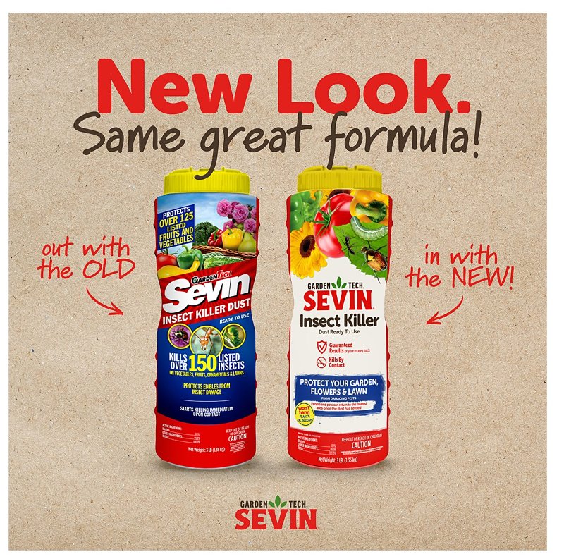Sevin Insect Killer Dust 3lb Canister