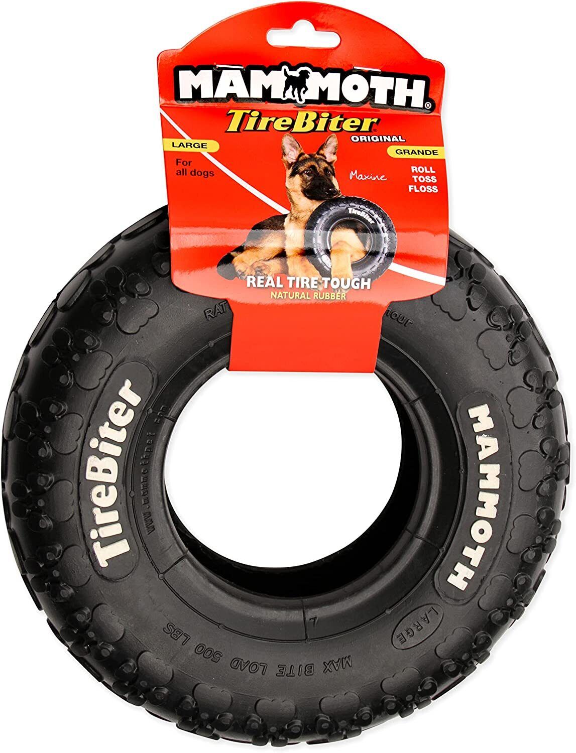 Mammoth TireBiter Dog Toy 10"