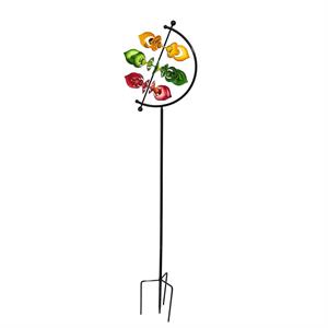Wind Spinner, Metal Colorful Arrow 83"