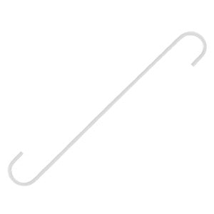 S Hook White 12"