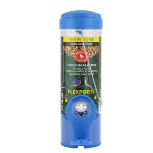 Bird Feeder Mealworm Blue Tube-3.5 oz