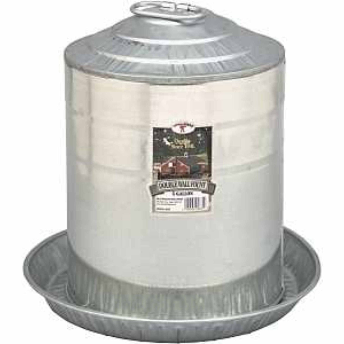 5 Gallon Galvanized Poultry Fount