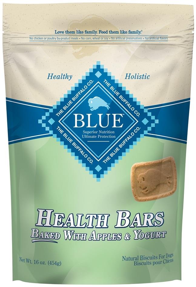 Blue Buffalo Bars Apple Yogurt Dog Treats 16oz