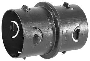 Plastic Coupler 4" Snap Inside