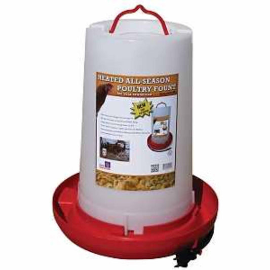 3 Gallon Heated Poultry Fount