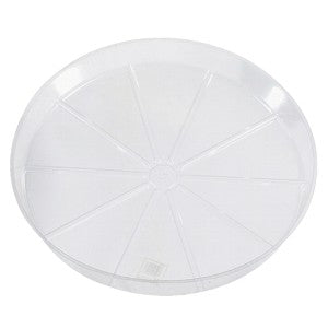 Clear Plastic Saucer 14"