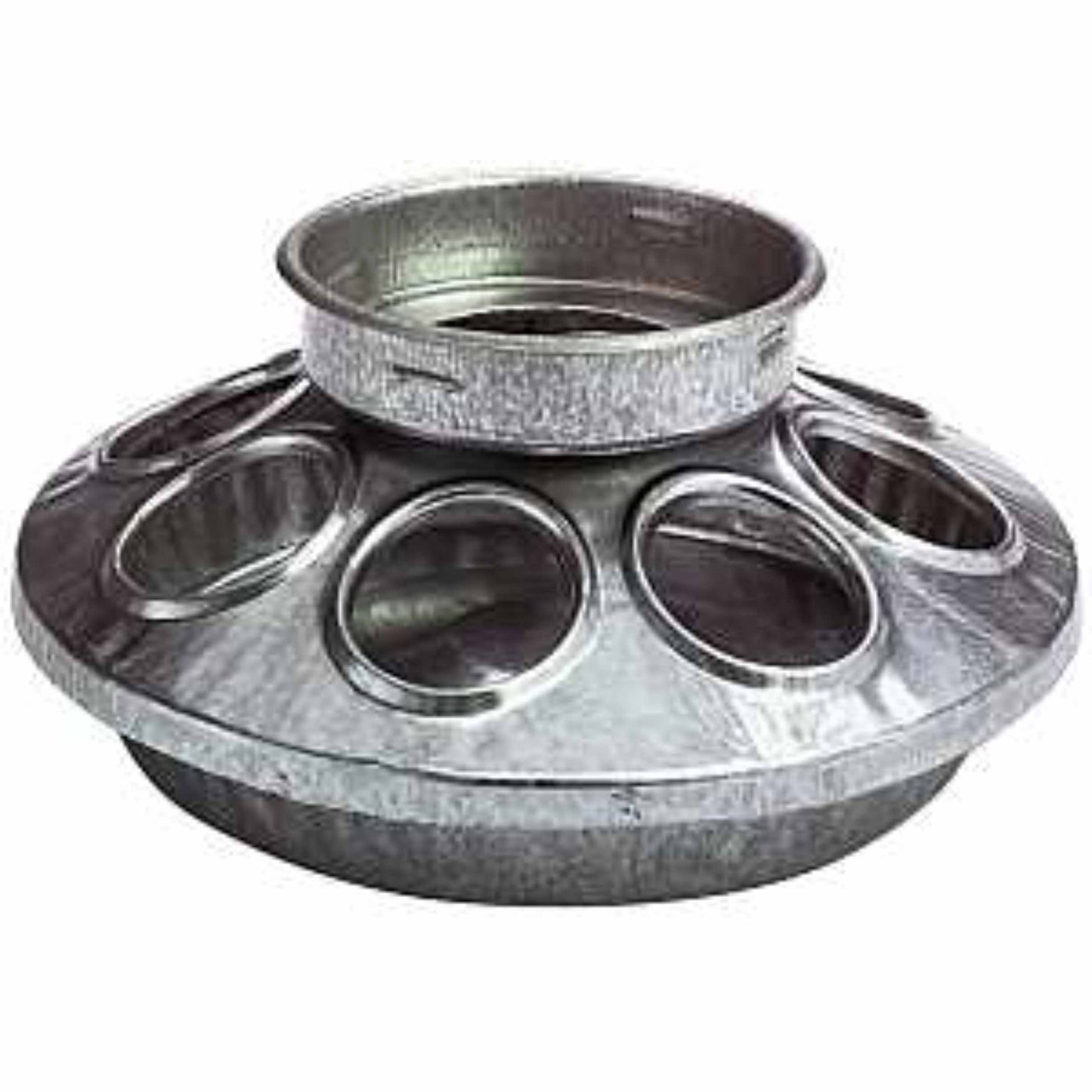 8 Hole Metal Chick Feeder