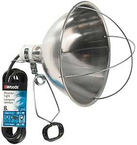 Heat Lamp Fixture w/Clamp 300 W