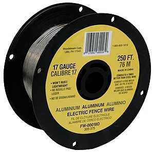 Electric Fence Wire Aluminum 17ga 250'