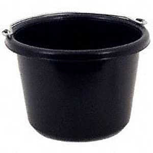 Fortex-Fortiflex 8 Qt black bucket