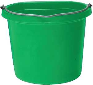 Flat Back Bucket 20 Qt Mango Green