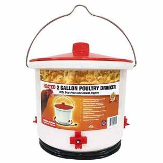 2 Gallon Heated Poultry Fount
