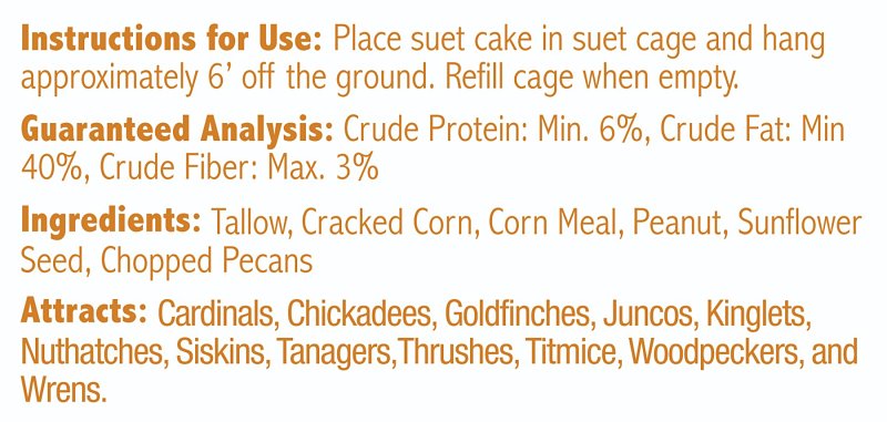 Heath Pecan Surprise Suet Cake 11.75oz