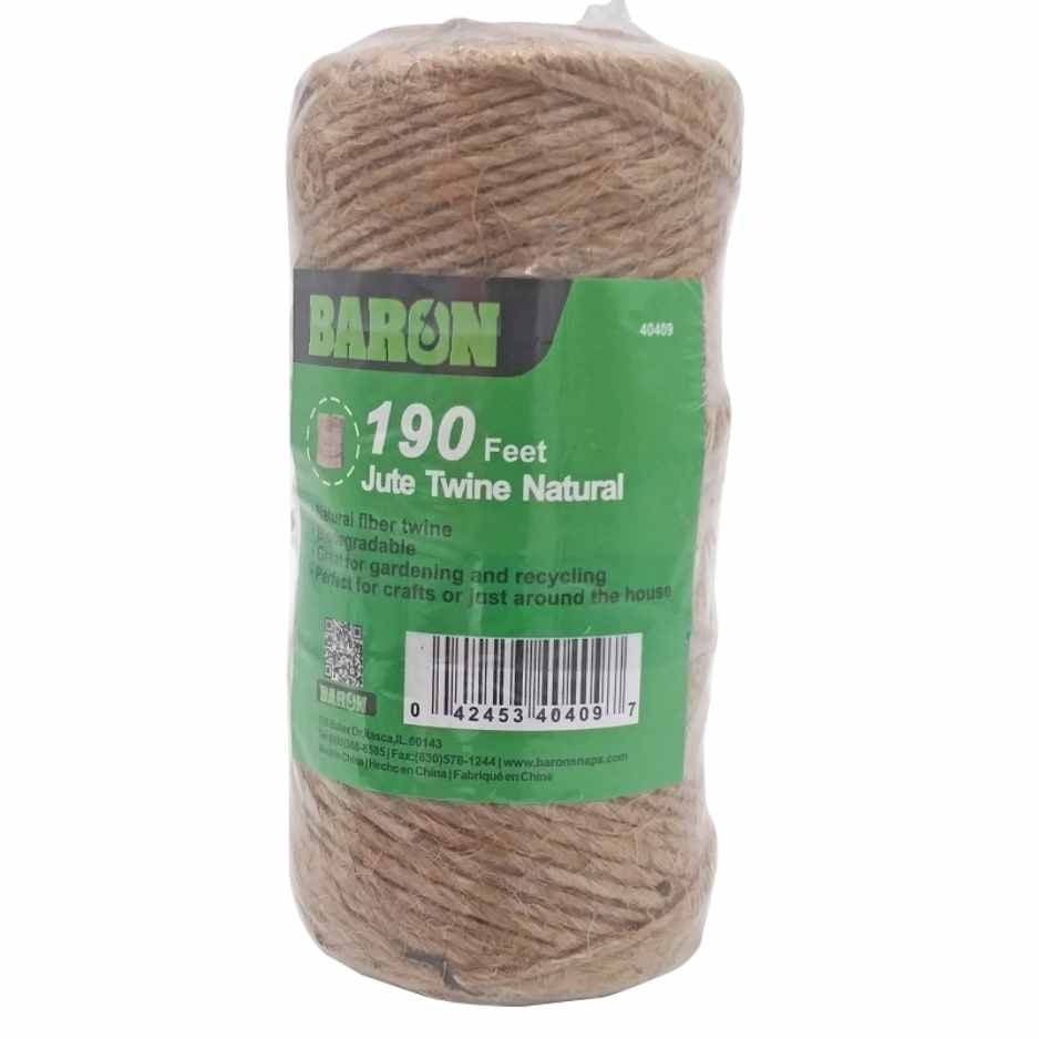 Baron Jute Twine, Natural 190'