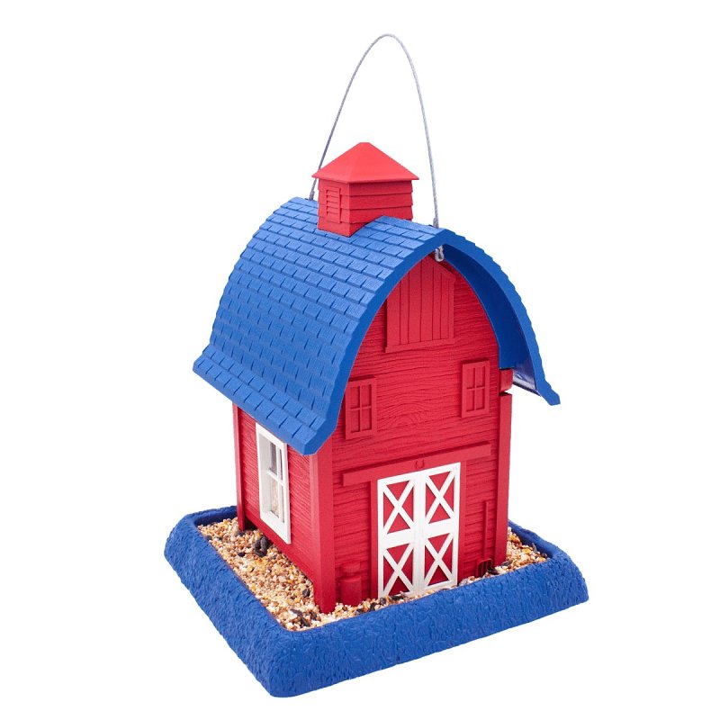 North States Americana Barn Bird Feeder