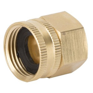 Landscaper's Select Brass Hose Connector Swivel Female 3/4"x3/4" FNPT x FNH