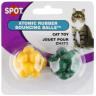 Atomic Bouncing Ball Cat Toy 2pck