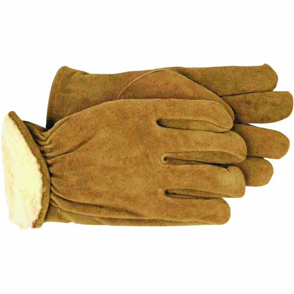Boss Split Leather Pile Lined Gloves M
